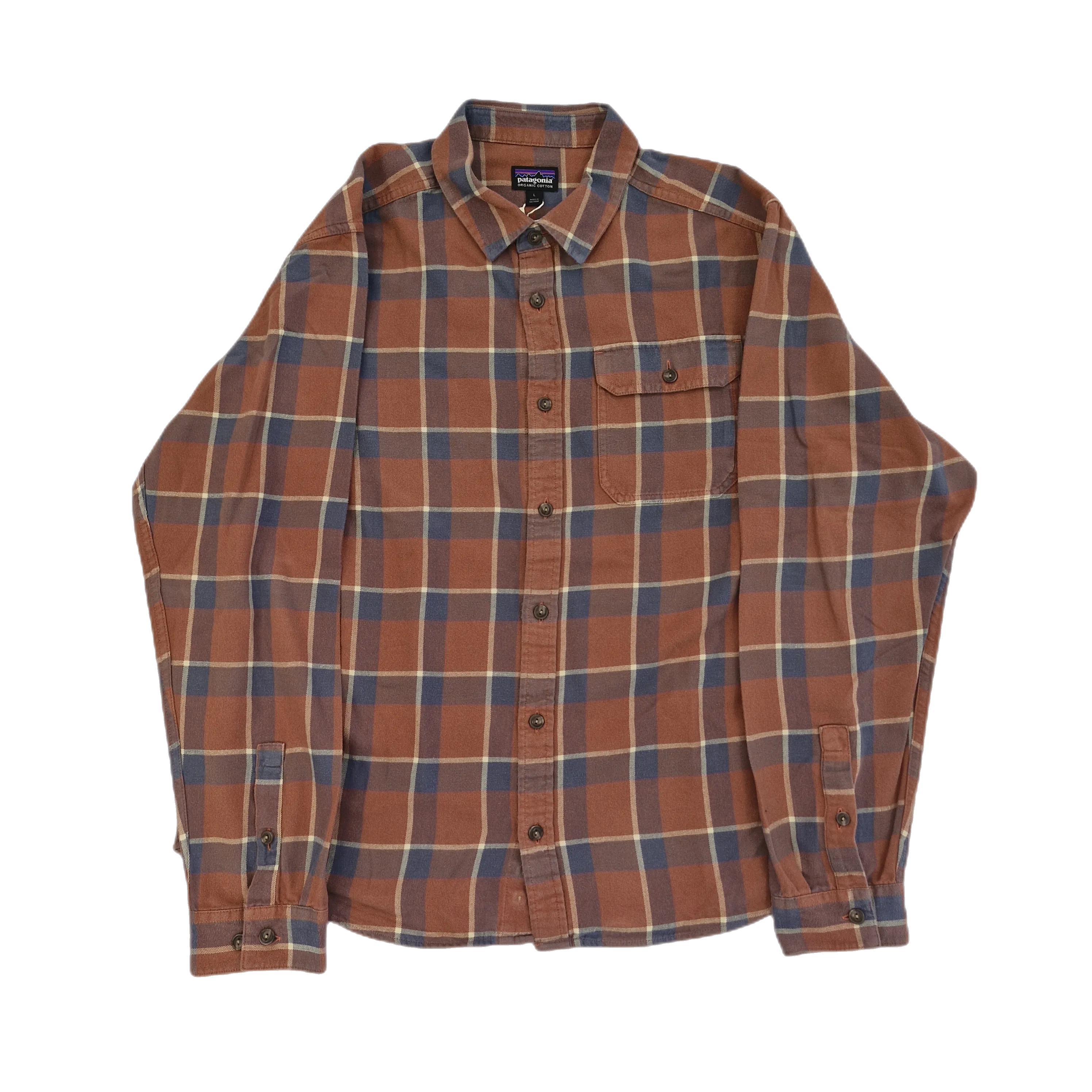 Camisa Hombre L/S Cotton In Conversion Lw Fjord Flannel Shirt - Usado (Buena)