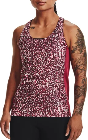 Camiseta sin mangas Under Armour UA Fly By Printed Tank-PNK
