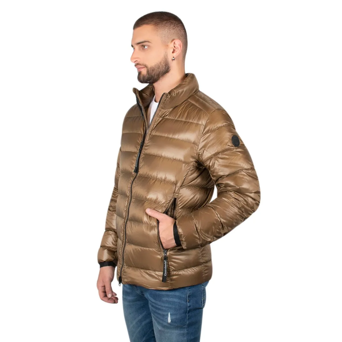 Chamarra Capitonada De Pluma Hombre Premium