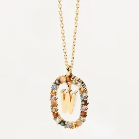 Collar Letra W Say My Name