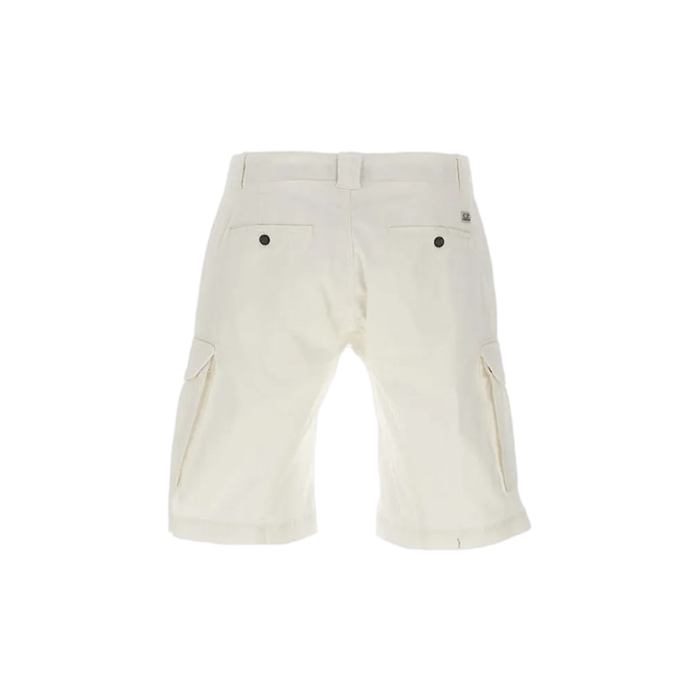 C.P. Company Bermuda Cargo Gauze White Men 14CMBE116A005694G-103