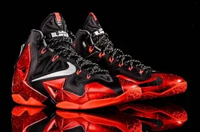 Lebron XI "Away" (001/negro/rojo)