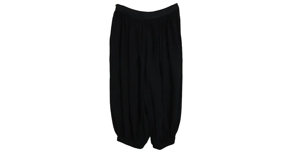 Loewe Pantalón corto tipo globo negro 