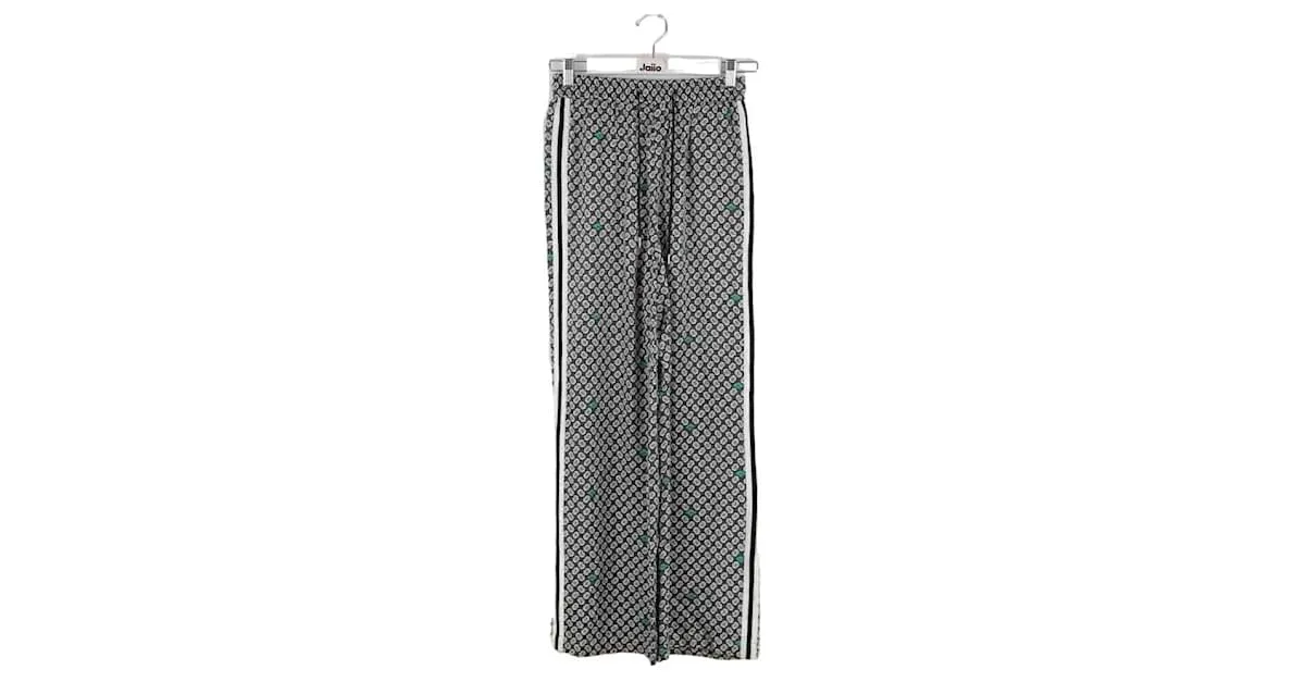 Maje Pantalón ancho verde 