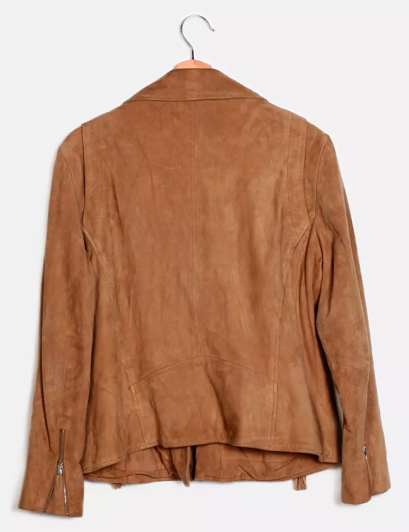Mango Chaqueta biker Piel