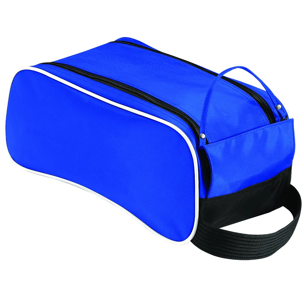 Quadra QD076 - Teamwear shoe bag - Bright Royal/ Black/ White