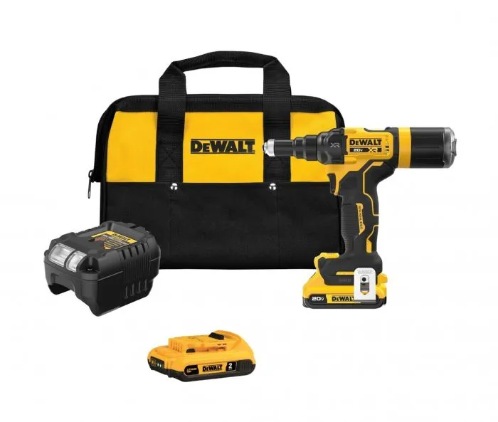Remachadora de 1/4" 20V MAX* XR® DCF414D2-B3 DeWalt