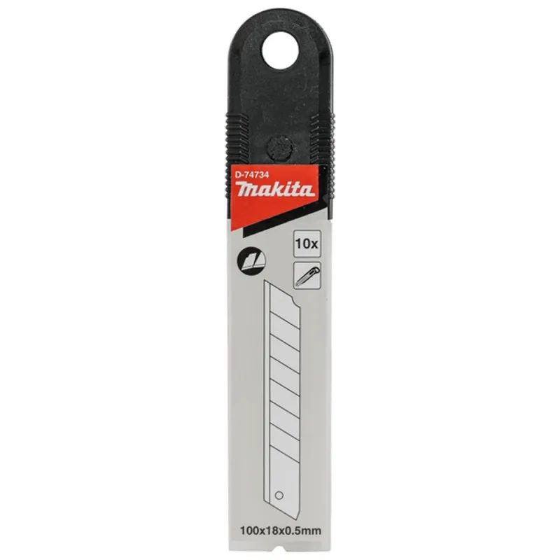 Repuesto para Cutter 18 mm P/D-65713 (10pcs) D-74734 Makita