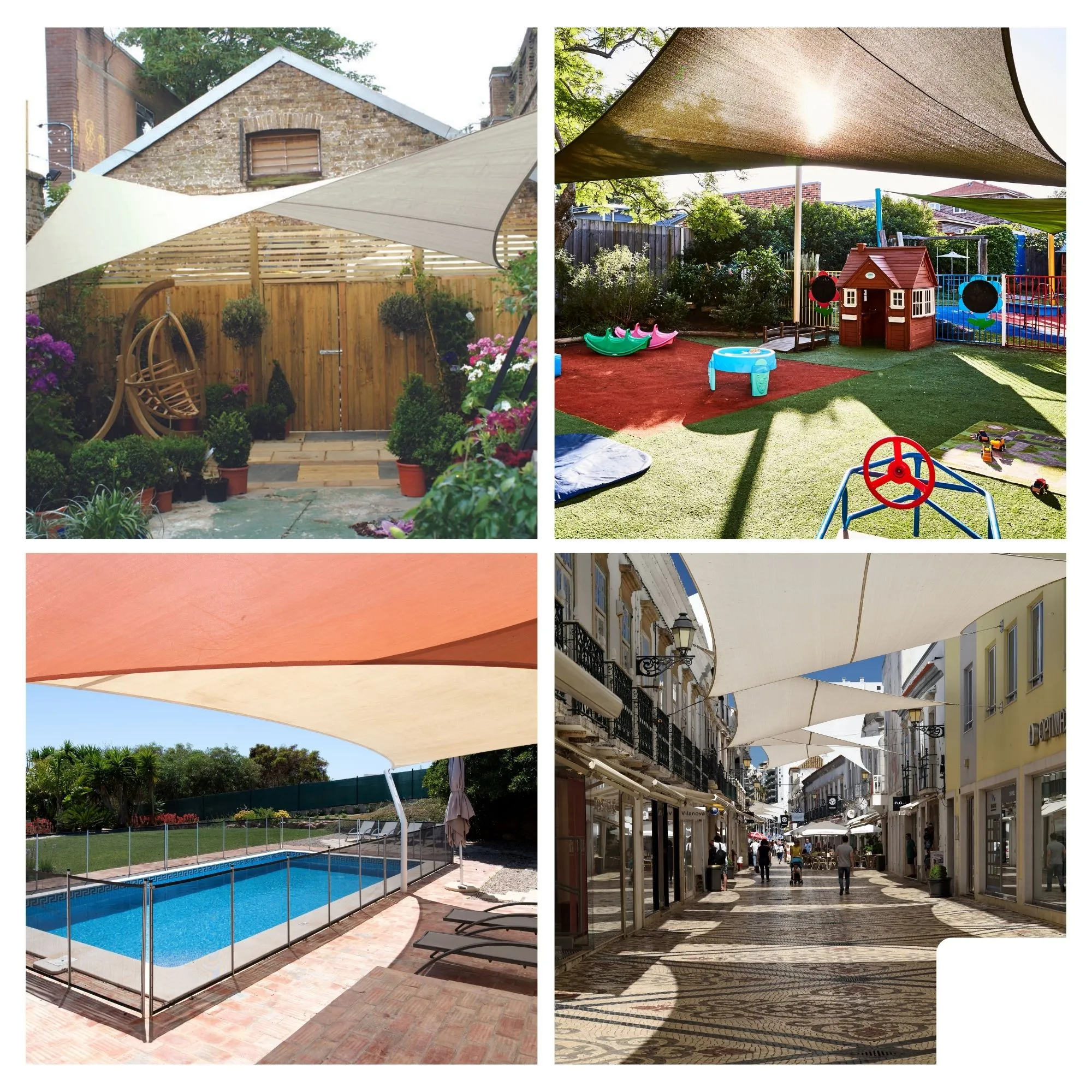 Shade sail, water repellent, 4 x 3 m, 160 g/m², polyester, rectangle, sky blue