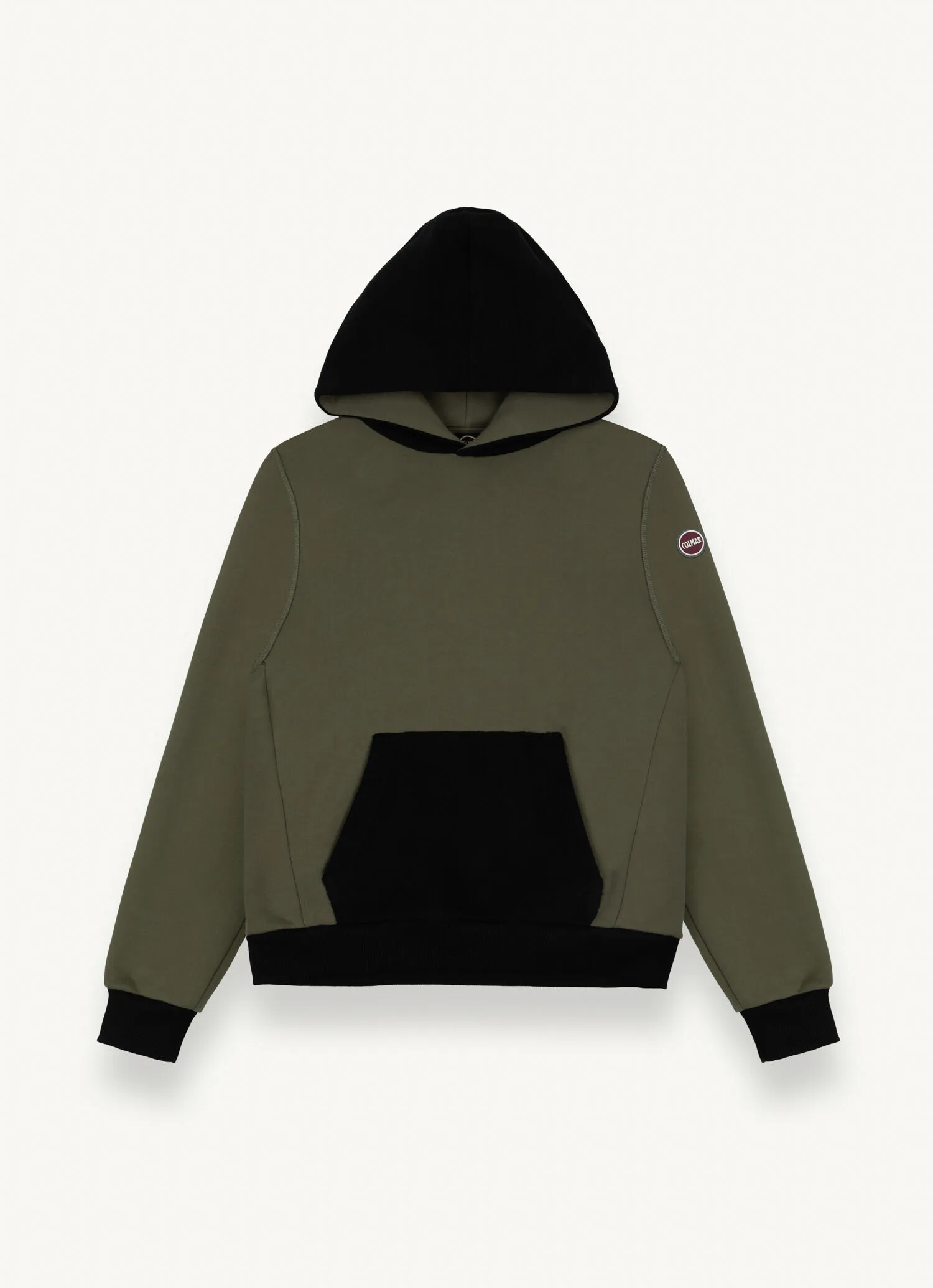 Sudadera en mezcla de algodón con capucha