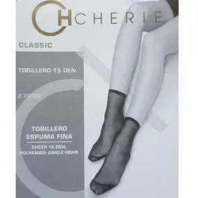 TOBILLERO ESPUMA FINA CLASSIC 15 DEN.
