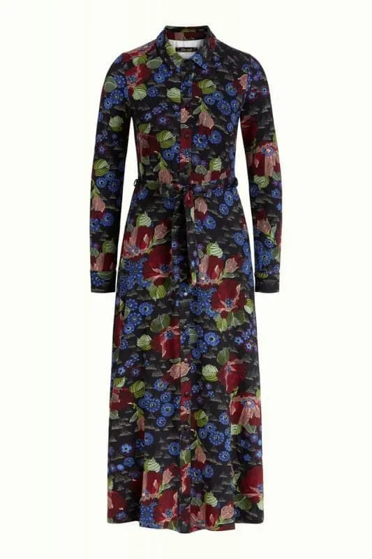 Vestido midi olive rubell (King Louie)