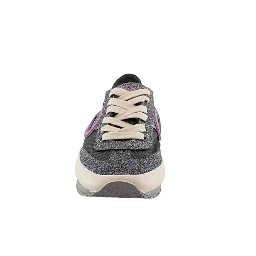 Zapatillas Aro Joaneta Plus Glitter Gris
